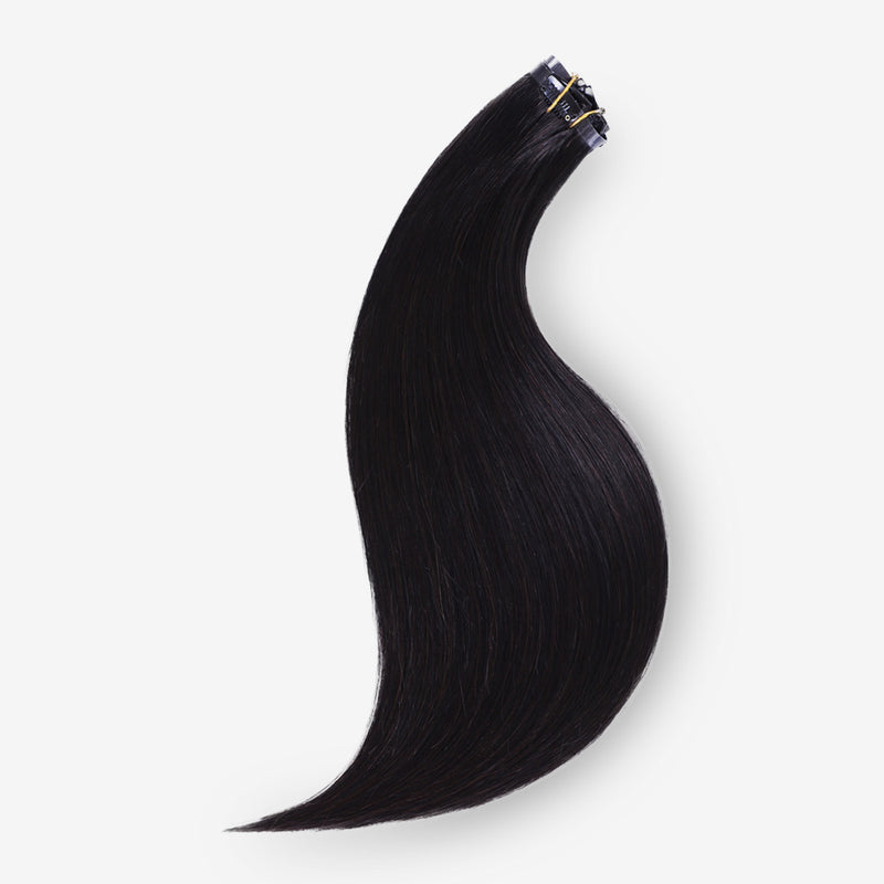 off black clip in hair extensions