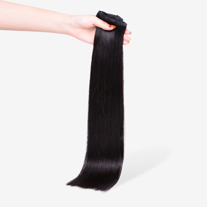 off black clip in hair extensions